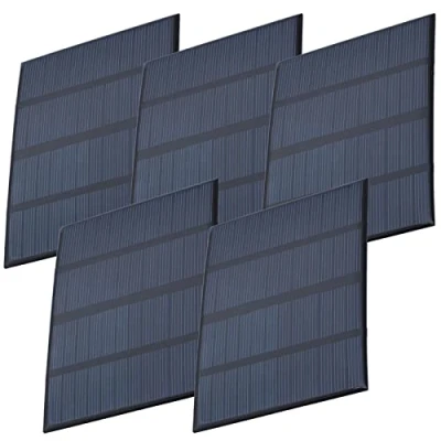Imagen de AZDelivery Kit de 5 módulos polisilicio, mini panel solar, V, 1,5 W, sistema células portátiles para cargar baterías, teléfonos móviles encapsulados en resina impermeable