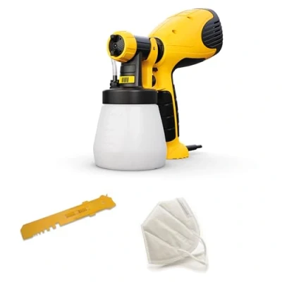 Imagen de Wagner pulverizador de pintura Wood&amp;Metal Sprayer W 100 para barnices y esmaltes interiores exteriores, 5 m² 12 min, depósito 800 ml, 280