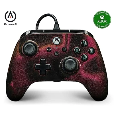 Imagen de Mando alámbrico PowerA Advantage para Xbox Series XS Destello