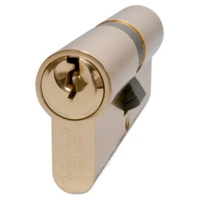Imagen de YALE B ED3035 PB Euro Doble Cilindro, 3 Llaves Incluidas, Seguridad estándar, en Caja, Apto para Todos los Tipos de Puertas, Acabado latón, 30:10:35 (75 mm)