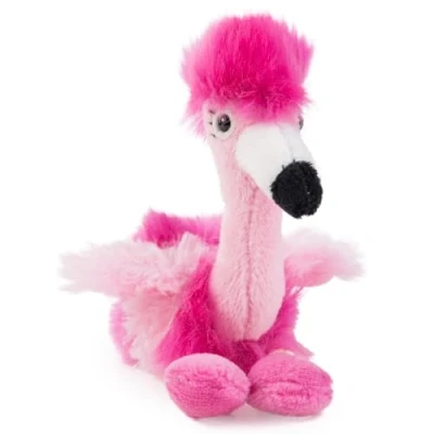 Imagen de Schaffer Chantal Imán Peluche Flamenco, Color Rosa/Blanco, 12 cm (3544)