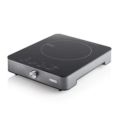 Imagen de Placa modular Princess 303010, Inducción, 1 zona, 1800 W, Programable, 32.5 cm, Negro
