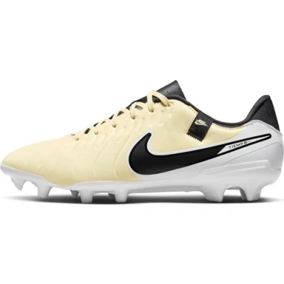 Imagen de Nike Performance Tiempo Legend 10 Academy MG Botas de fútbol con tacos, Hombre, Talla: 42, Lemonade/black/metallic gold coin Zapatos
