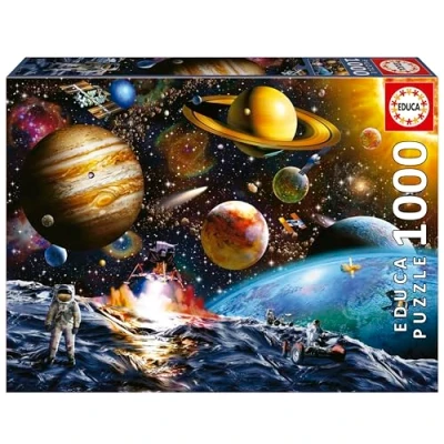 Imagen de Educa Misión asteroide Puzzle de 1000 Piezas para Adultos. Medidas: 68 x 48 cm. Incluye Cola Fix Puzzle. A Partir 14 años (19918)