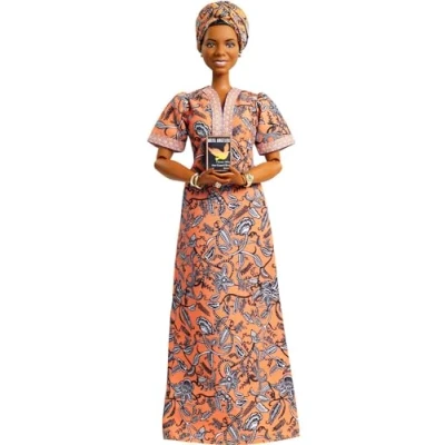 Imagen de Barbie Signature colección &#039;Mujeres Que inspiran&#039; Maya Angelou, muñeca de (Mattel GXF46)