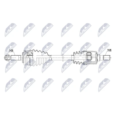 Imagen de Semi eje NTY NPW KA 410