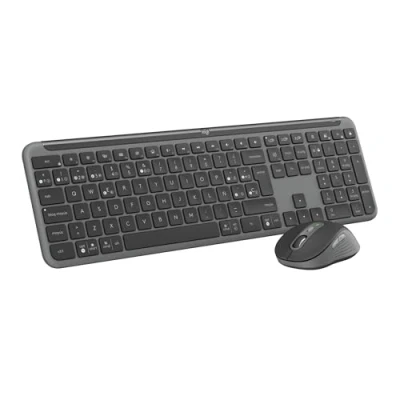 Imagen de Pack Teclado + Ratón Logitech MK950, Inalámbrico, Bluetooth/USB, Logi Bolt, Personalizable, Multidispositivo, Accesos directos, Windows/Mac, Negro