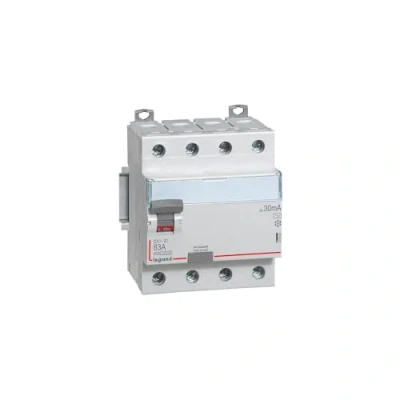 Imagen de Legrand 411662 Interruptor Diferencial Tipo AC Potencia de 400W Intensidad 63A y Sensibilidad 30 mA Color Gris 78x101x89 cm 1 Pieza