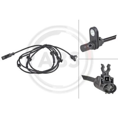 Imagen de A.B.S. 31874 Sensor de ABS activo 2000 negro SMART: Fortwo II Coupé