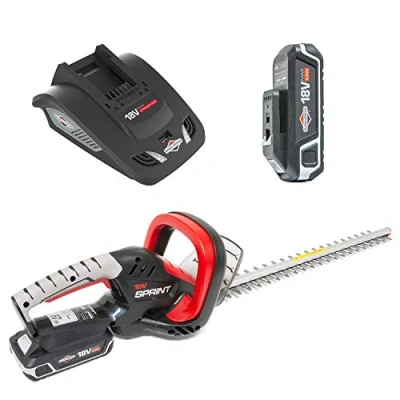 Imagen de Sprint Cortasetos de batería 18V Litio Ion 18HTK, Powered by Briggs &amp; Stratton, 51 cm, 2.5Ah incluída, 5 años Garantía