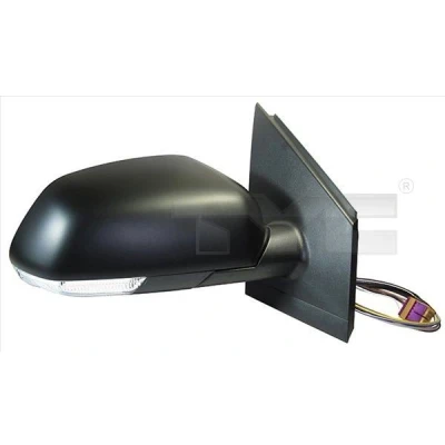 Imagen de Espejo retrovisor Tyc 337 0311 derecha negro para ajuste elect. espejo, convexo, calefactable VOLKSWAGEN: Polo IV Hatchback, Berlina