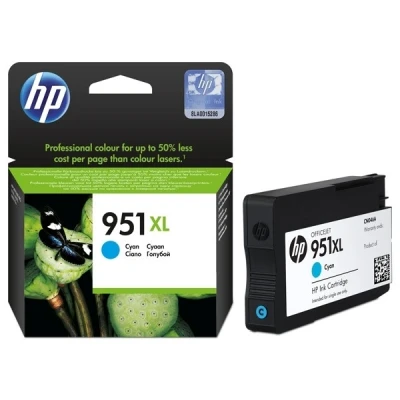 Imagen de Cartucho de tinta HP 951XL, Cian, CN046AE
