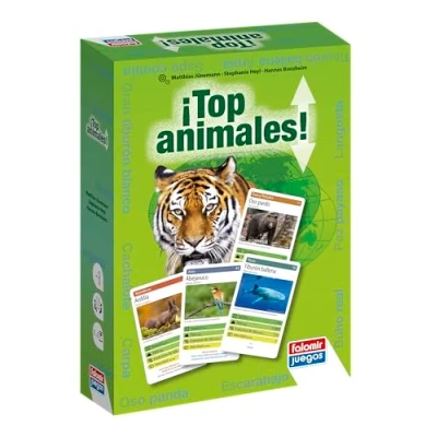 Imagen de Falomir Top Animales Aventura de Conocimiento Faunístico para 2 5 Jugadores (Edad 8+)