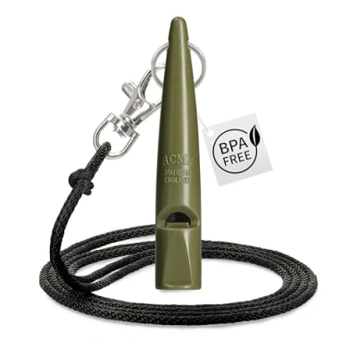 Imagen de ACME Silbato para Perros 211,5 con Cinta de Original Inglaterra Ideal el Entrenamiento Material Robusto Frecuencia estandarizada Fuerte y Gran Alcance