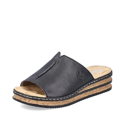 Imagen de Rieker 629m9, Sandalia Mujer, Negro 00, 36 EU
