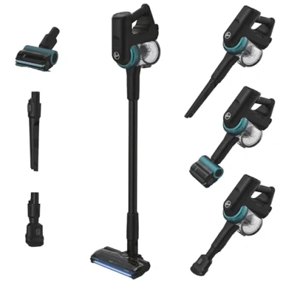 Imagen de HOOVER Aspiradora Escoba Sin Cable para Mascotas, Maniobrable 360 grados Todo Tipo de Suelos, Cepillo Anti Enredos con Luces LED [HF4]