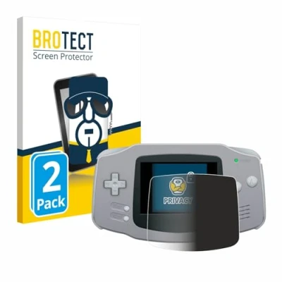 Imagen de BROTECT (2 Unidades Protector Pantalla Privacidad para Nintendo Gameboy Advance GBA [Anti Espía, Película Protección, Privacy]
