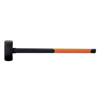 Imagen de Fiskars Maza 3kg L, Peso total: 3.9 kg, Acero al carbono (forjado), Negro/Naranja, 1001619