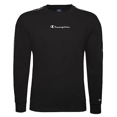 Imagen de Champion Legacy American Tape Heavy Powerblend Terry Crewneck Sudadera, Negro, S para Hombre