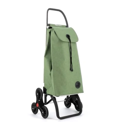 Imagen de Carro Rolser I MAX Tweed 6 Ruedas Sube Escaleras Verde