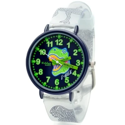 Imagen de Kiddus Reloj Educativo Analógico para niño, niña. Aprende la Hora con Nuestro Fácil Sistema Time Teacher. Ejercicios incluídos. Mecanismo de Cuarzo
