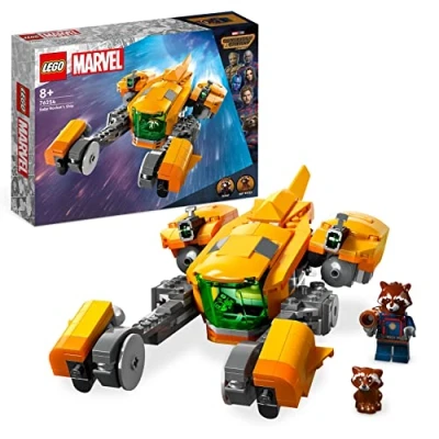 Imagen de LEGO 76254 Marvel Nave de Baby Rocket, Juguete Guardianes la Galaxia 3 para Construir, Espacial Niños, Mini Figuras Mapache Superhéroe