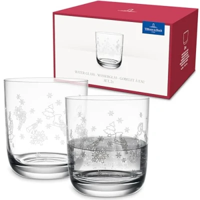 Imagen de Villeroy &amp; Boch Juego De Vasos Para Agua Toy&#039;S Delight Con 2 Cristal, Vidrio, Transparente, Aptos Lavavajillas, Capacidad 250 Ml