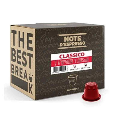 Imagen de Note d&#039;Espresso Clásico Cápsulas de Café Compatibles con Cafeteras NESPRESSO* 100 caps
