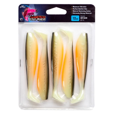 Imagen de Fox Rage Zander Pro Ultra UV 7,5cm/3&quot; Hot Olive (5pcs) Shads