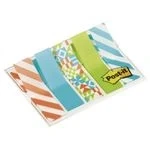Imagen de Post it Index 684 GEO5 EU Pack de 5 x 20 marcadores media pulgada decorados