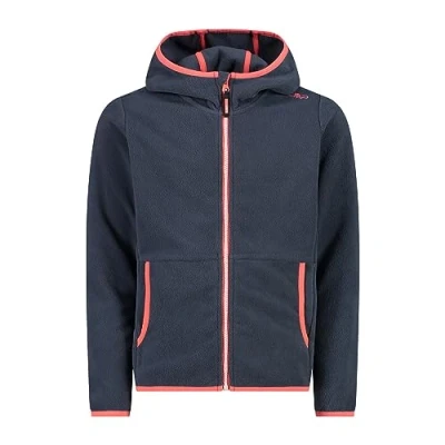 Imagen de CMP Chaqueta Kid G Con Capucha Fija, Softshell Unisex niños, Gris (Titanio rojo Fluo), 116