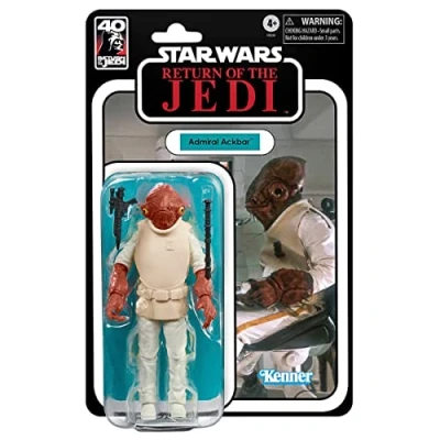 Imagen de Star Wars The Black Series Admiral Ackbar, Figura de acci n Coleccionable 40 Aniversario Regreso del Jedi 6 Pulgadas, a Partir 4 os (F5539)