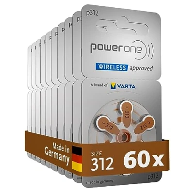 Imagen de VARTA PowerOne P 312 (0% Mercurio) 10 Pastillas