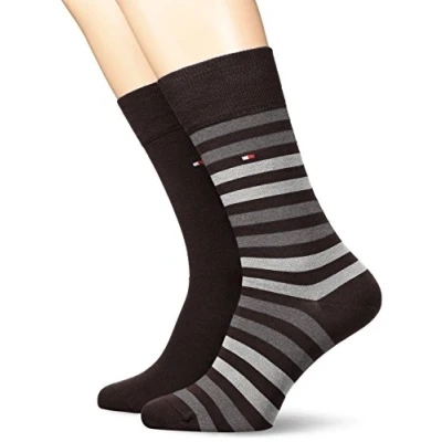 Imagen de TOMMY HILFIGER 472001001 Calcetines, Hombre, Negro (Black 200), 43/46 (Tamaño del fabricante:043)