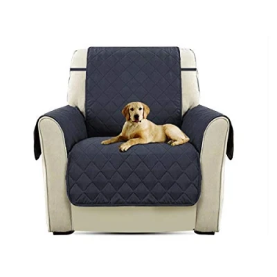 Imagen de PETCUTE Lujo Cubre para Silla Fundas de Sofa Protector sofá o sillón, Dos Tres plazas Azul Profundo