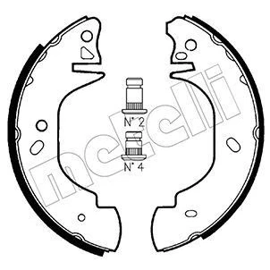 Imagen de Kit de zapatas METELLI 53 0126