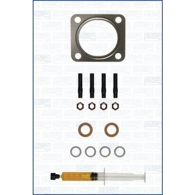 Imagen de AJUSA JTC11899 Juego de montaje, turbocompresor with studs, syringe oil con juntas instrucciones montaje