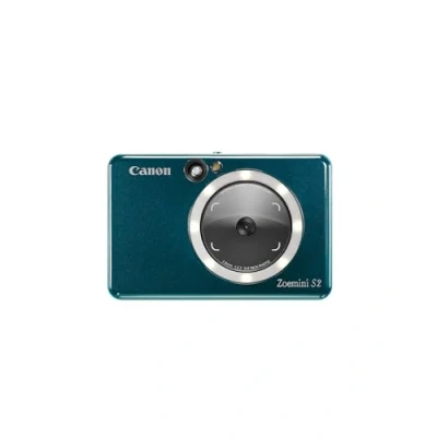 Imagen de Canon Zoemini S2 + Papel fotográfico 10 Hojas, Cámara Fotográfica Instantánea, Impresión Zink sin Tinta sobre Térmico, 8 MP, Bluetooth Compatible con Smartphones, Ranura Micro SD, Verde