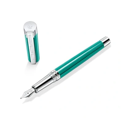 Imagen de Staedtler Initium 9PB1135F Resina Pluma estilográfica (resina preciosa, fabricada en Alemania), color turquesa