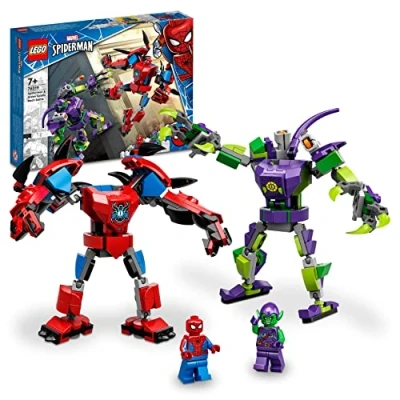 Imagen de LEGO 76219 Super Heroes Batalha de Robôs do Homem Aranha e Green Goblin