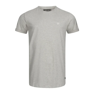 Imagen de Indicode Jeans Kloge Camiseta básica, Hombre, Talla: Small, Lt grey mix