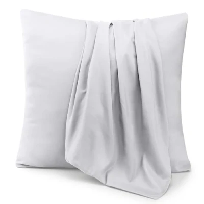 Imagen de Utopia Bedding Microfibra cepillada Suave 100% poliéster Funda de Almohada 60 x cm Juego 2 Fundas Resistentes al Encogimiento y a la decoloración Blanco