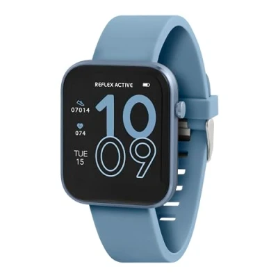 Imagen de Reflex Active Reloj Inteligente RA12 2153 de Seguimiento Fitness Azul Serie 12, Mezclilla, Moderno