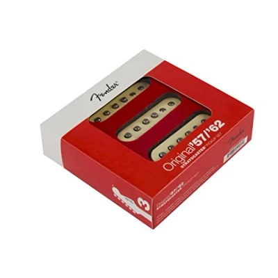 Imagen de Fender, 099/2117/000, Juego de pastillas originales Strat 57/62, Blanco envejecido