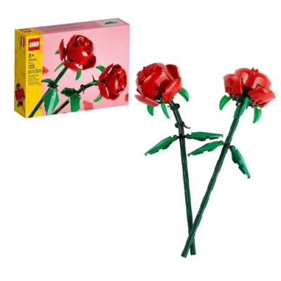 Imagen de LEGO Creator Roses 40460 8+ 120 piezas perfectas para el Día de la Madre, Navidad, San Valentín o cualquier otra celebración