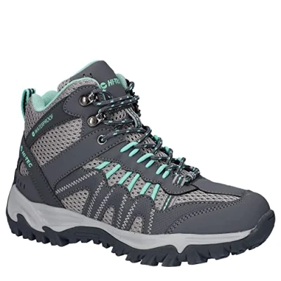 Imagen de Hi Tec Jaguar Mid WP para Mujer, Color uk7, Botas Senderismo, Liquen Gris frío Grafito carbón, 40 EU