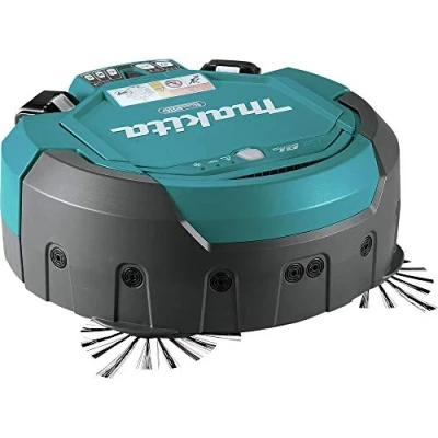 Imagen de Robot aspirador inalámbrico Makita de 1 pieza, turquesa/negro, DRC200Z