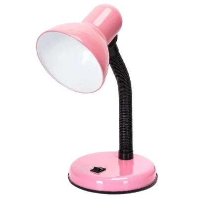 Imagen de Aigostar Lámpara de Escritorio Retro， Flexo Led sin Bombilla， mesa Compatible con Bombillas Modelo E27， Máx 240V， Lampara Lectura para Leer， Trabajar， Estudiar，Rosa