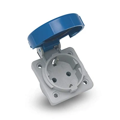 Imagen de FAMATEL Base empotrar IP67 2P+TTL 16A 250V Azul