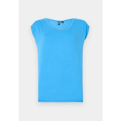 Imagen de Pieces Pcbillo TEE Solid Camiseta básica, Mujer, Talla: XS, Azure blue